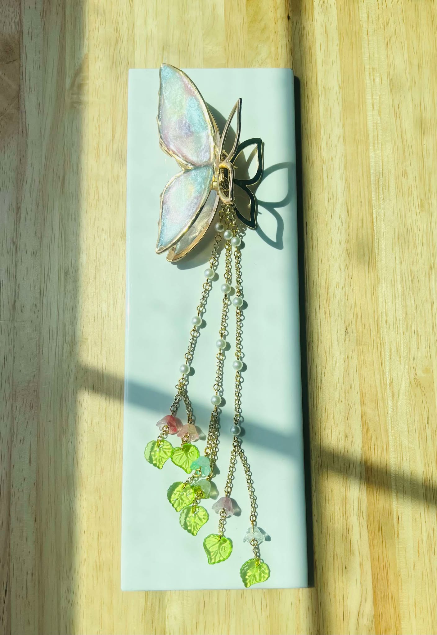 Pastel Butterfly Claw Clip