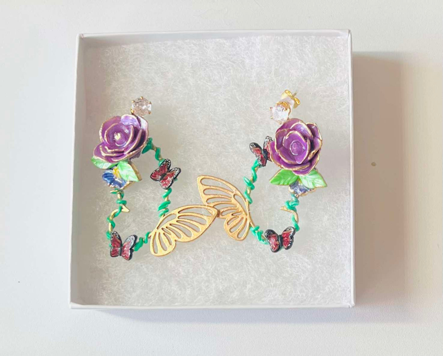 Golden Rose Butterflies