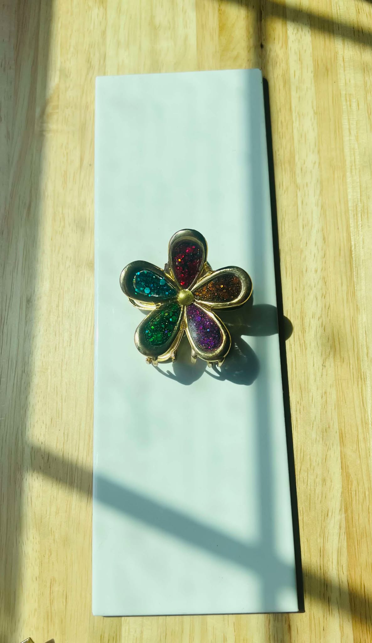 Flower Claw Clips
