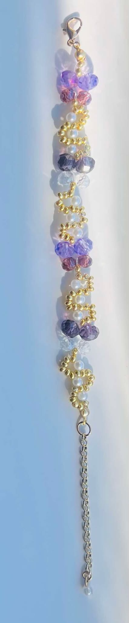 Gold Beaded Butterfly Bracelets