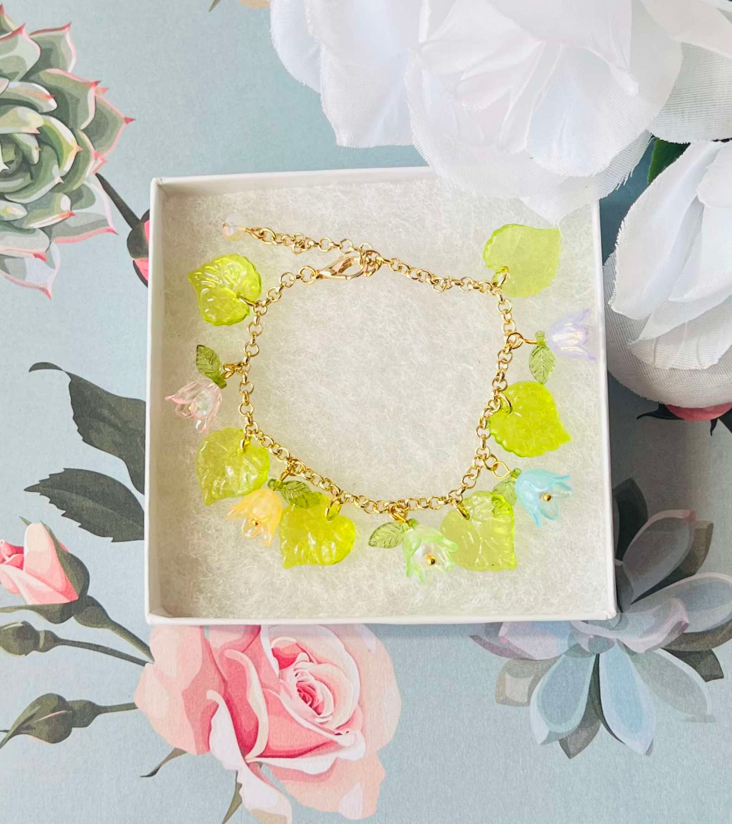Lilly Of The Valley Charm Bracelets