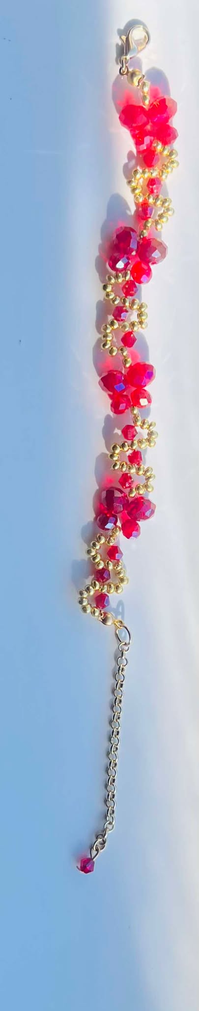 Gold Beaded Butterfly Bracelets