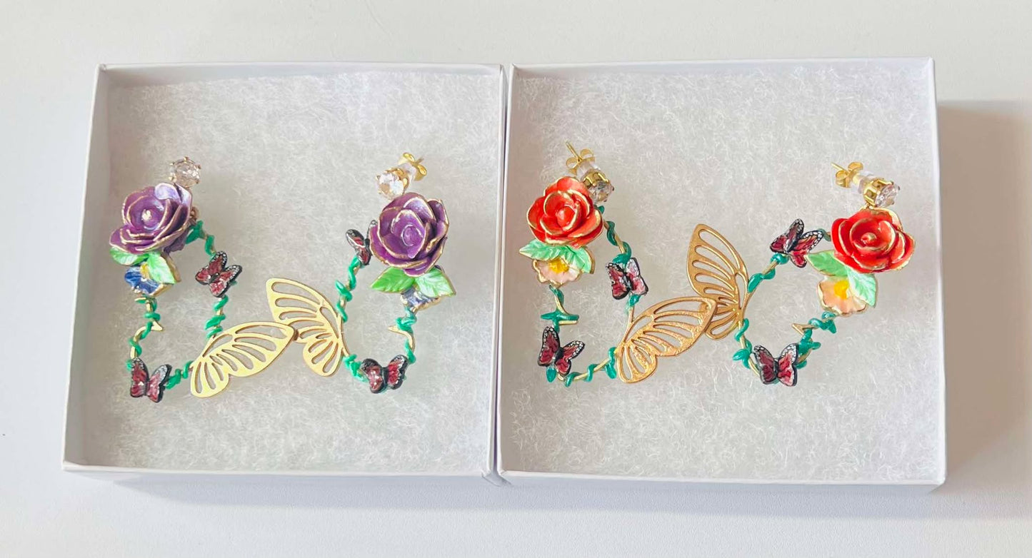 Golden Rose Butterflies