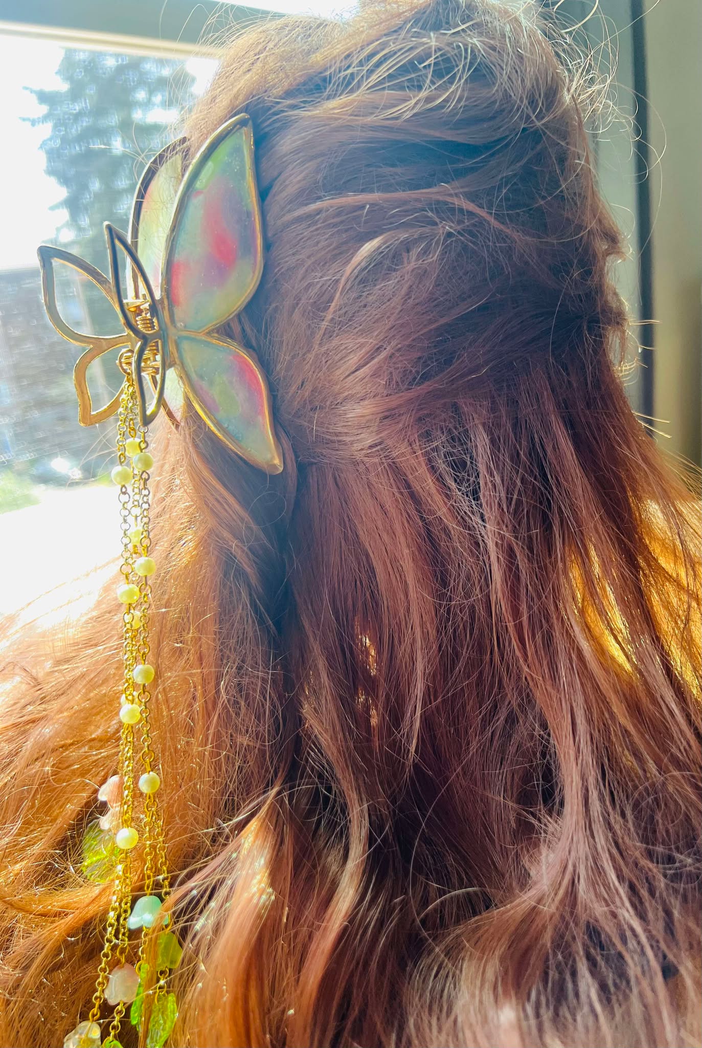 Pastel Butterfly Claw Clip