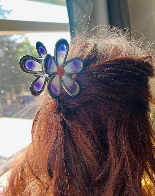 Flower Claw Clips