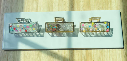Rectangle Small Claw Clips