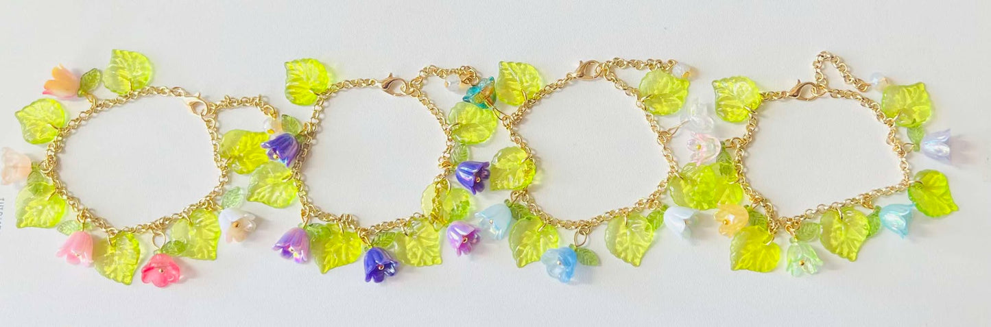 Lilly Of The Valley Charm Bracelets