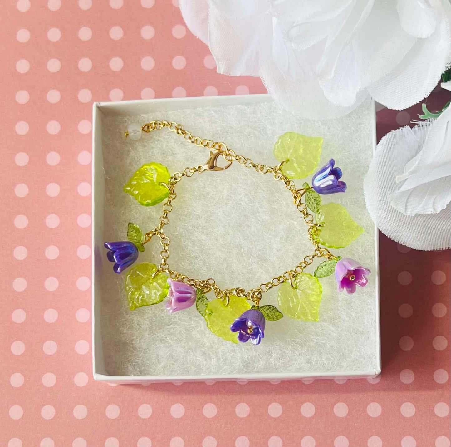Lilly Of The Valley Charm Bracelets
