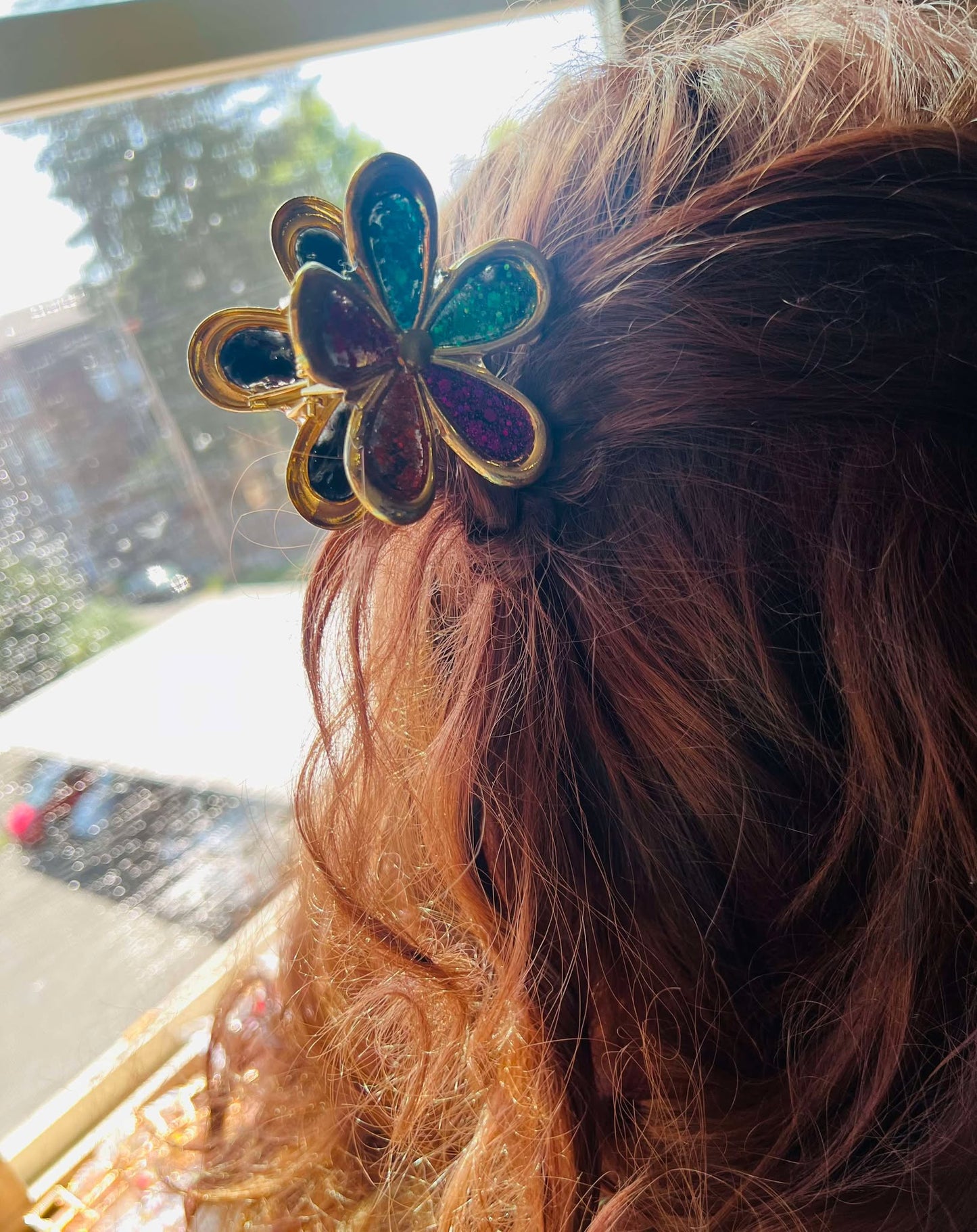 Flower Claw Clips