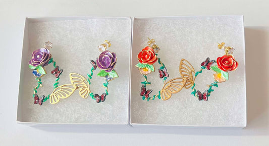 Golden Rose Butterflies