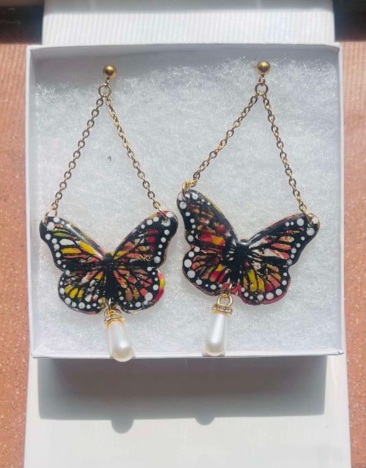 Clay Chandelier Monarch Earrings